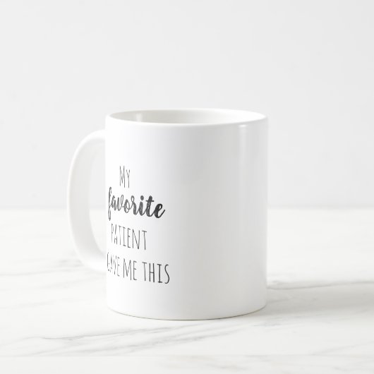 この与え感謝お気に入りのの気持ちを持つ コーヒーマグカップ (正面左)