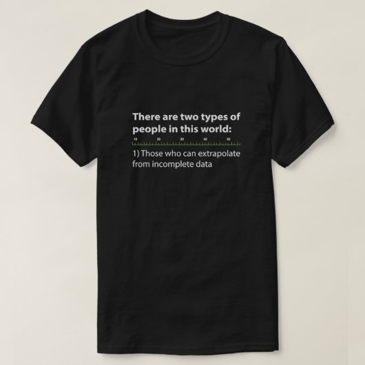 この世にはそういう人が二種類ある Tシャツ (デザイン正面)