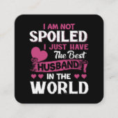 この世に夫最高のが居るだけだ スクエア名刺 (正面)