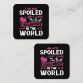 この世に夫最高のが居るだけだ スクエア名刺 (正面/裏面)