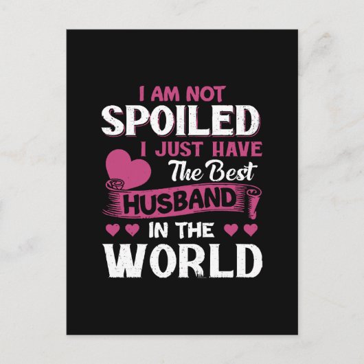 この世に夫最高のが居るだけだ ポストカード (正面)