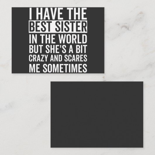 この世に最高のは妹がいる 名刺 (正面/裏面)