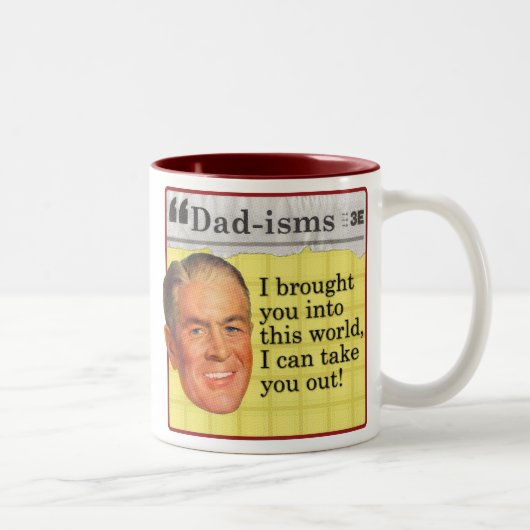 この世に連れて行ったら連れ出してやる ツートーンマグカップ (右)