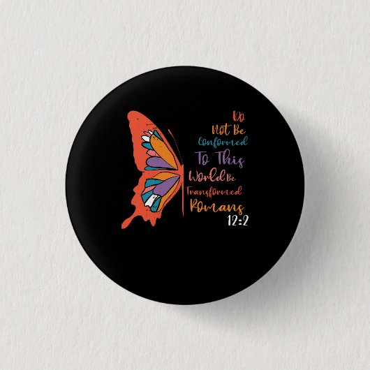 この世に順応しないR 缶バッジ (正面)