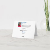 この世のものではない - CHOCのための子供たちの芸術 サンキューカード (裏面)