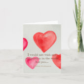 この世の誰よりもあなたと一緒にいたいと願う サンキューカード (正面)