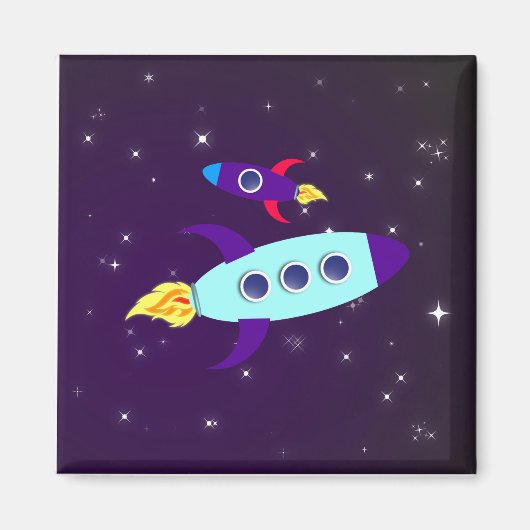 この世を離れろ！ 女の子 マグネット (正面)