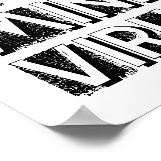 この世帯は心のウイルスに感染しカスタムない ポスター (角)