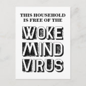 この世帯は心のウイルスに感染しカスタムない ポストカード (正面)