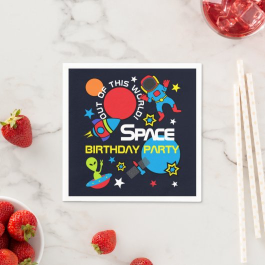 この世界から出て行け誕生日 スタンダードカクテルナプキン (インサイチュ)