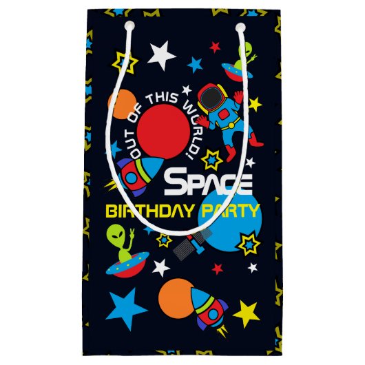 この世界から出て行け誕生日 スモールペーパーバッグ (正面)