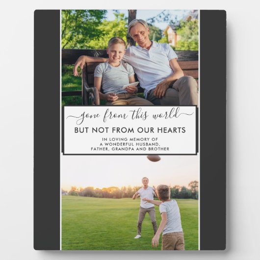 この世界から去る2写真追憶 フォトプラーク (正面)