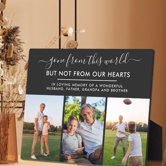 この世界から去る3写真黒い記憶 フォトプラーク