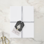 この世界から宇宙ピンク教室バレンタイン ギフトタグ (より糸付き)