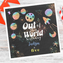 この世界から宇宙冒険子供の誕生日