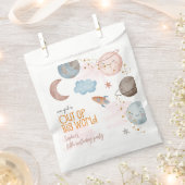 この世界から宇宙冒険子供の誕生日 フェイバーバッグ (クリップ留めされた状態)