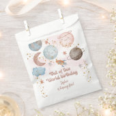 この世界から宇宙冒険子供の誕生日 フェイバーバッグ (クリップ留めされた状態)