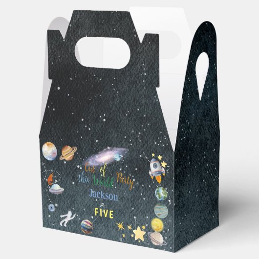 この世界から宇宙冒険子供の誕生日 フェイバーボックス (オープン)