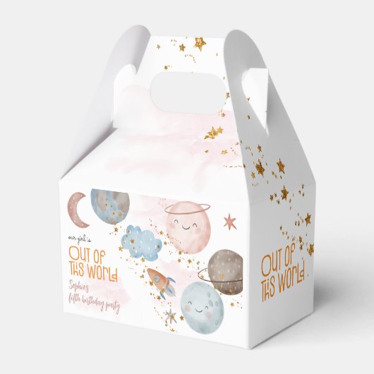 この世界から宇宙冒険子供の誕生日 フェイバーボックス (裏面サイド)