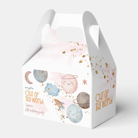 この世界から宇宙冒険子供の誕生日 フェイバーボックス (正面サイド)