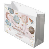 この世界から宇宙冒険子供の誕生日 ラージペーパーバッグ (正面アングル)