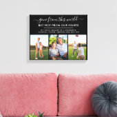 この世界から消えた記念写真コラージュ キャンバスプリント (インサイチュ (リビング))