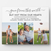 この世界から消えた 3 枚の写真の追悼 フォトプラーク (正面)