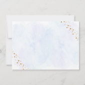 この世界から銀河系·ブルー·金ゴールドありがとう サンキューカード (裏面)