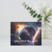 この世界から飛び出して宇宙の銀河 ポストカード (スタンド正面)