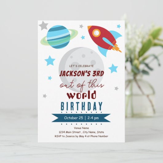 この世界から3回目の誕生日 招待状 (スタンド正面)