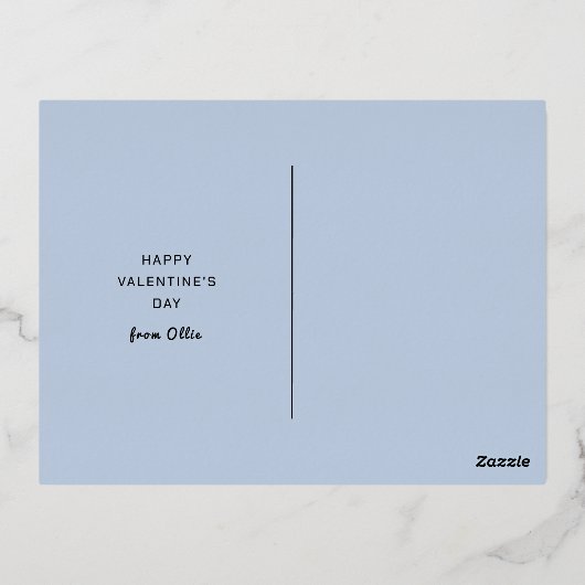 この世界からUAPバレンタイン 箔シーズンポストカード (裏面)