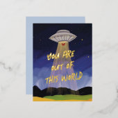 この世界からUAPバレンタイン 箔シーズンポストカード (正面/裏面)