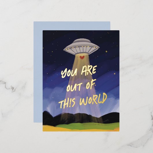 この世界からUAPバレンタイン 箔シーズンポストカード (正面/裏面)