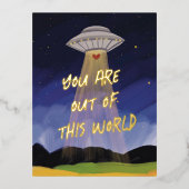 この世界からUAPバレンタイン 箔シーズンポストカード (正面)