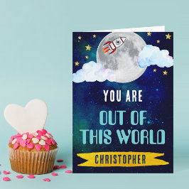 この世界のバレンタインデーからロケット船 カード