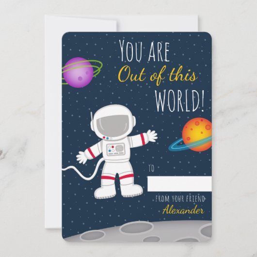 この世界のバレンタイン教室の外にいる (正面)