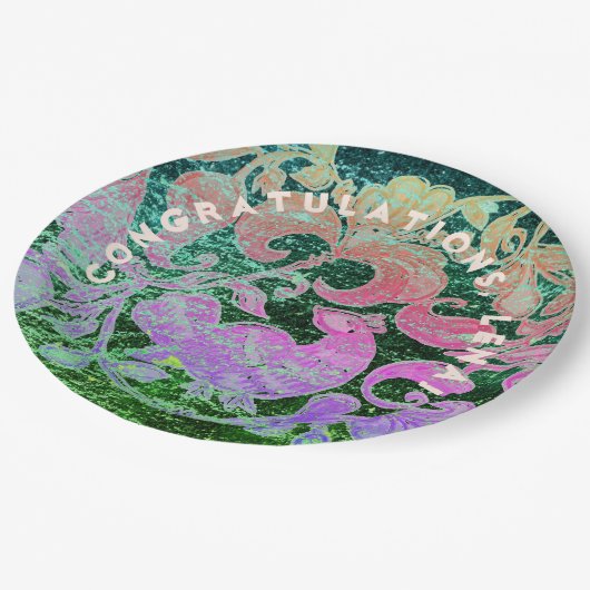 この世界のフォーク芸術を祝う ペーパープレート (アングル)