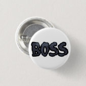 この世界のボスのためのボスのバッジ 缶バッジ (正面&裏面)