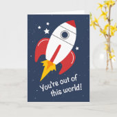 この世界のロケットのバースデー・カードから カード (黄色い花)