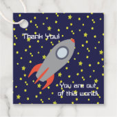 この世界のロケット船から出てくれてありがとう フェイバータグ (正面)