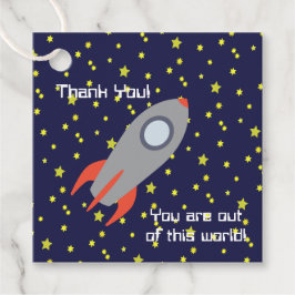 この世界のロケット船から出てくれてありがとう フェイバータグ