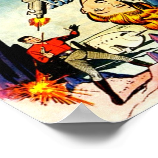 この世界のヴィンテージクール漫画本の表紙 ポスター (角)