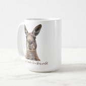 この世界の動物で作ろうとしていおもしろいる コーヒーマグカップ (正面左)