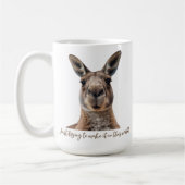 この世界の動物で作ろうとしていおもしろいる コーヒーマグカップ (左)