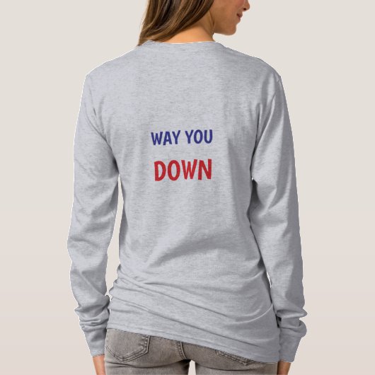 この世界の問題を自分の目の前に置くな Tシャツ (裏面)