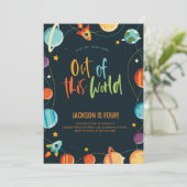 この世界の外の宇宙誕生日招待状 招待状 (スタンド正面)