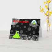 この世界の外国のハッピーハローウィンカードから カード (黄色い花)