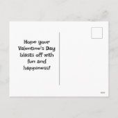 この世界の子供たちのバレンタインデー シーズンポストカード (裏面)