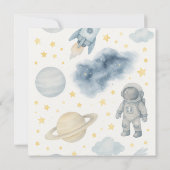 この世界の宇宙から | 宇宙パーティー-誕生日 招待状 (裏面)