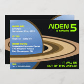 この世界の宇宙の招待状から 招待状 (正面/裏面)